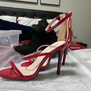 Red high heels